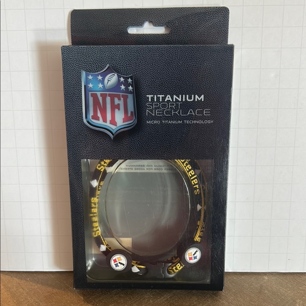 NFL Titanium Sports Necklace - Steelers